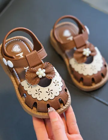 Sandale Shein Kids, maro