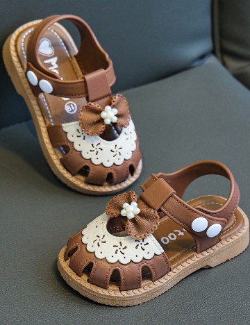 Sandale Shein Kids, maro