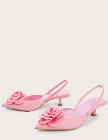 Pantofi cu toc SHEIN, roz