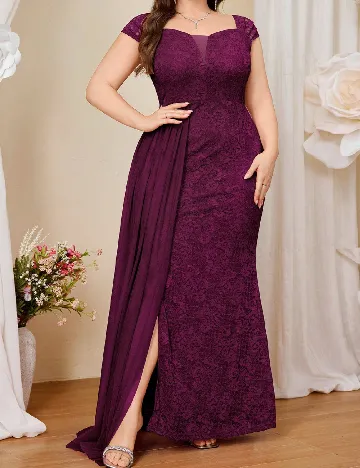 Rochie lunga MISSMAY Plus Size, mov