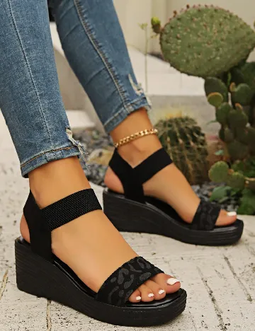 Sandale SHEIN, negru