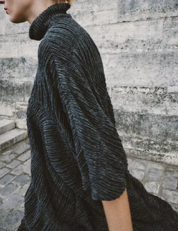 Poncho Zara, gri