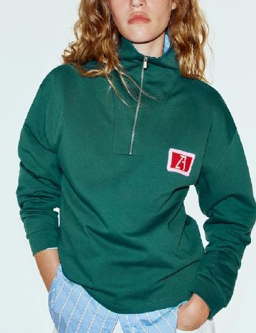 Bluza Zara, verde