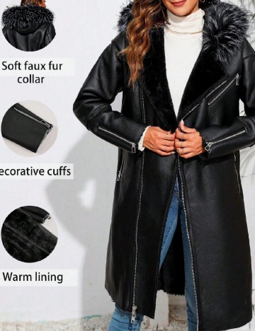Palton Giolshon, negru
