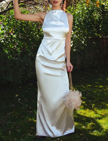 Rochie lunga XinFSh, alb