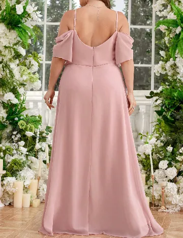 Rochie lunga SHEIN CURVE, roz