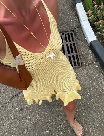 Rochie de plaja SHEIN, galben