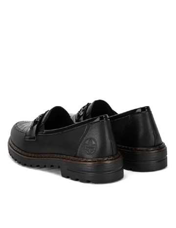 Mocasini Rieker, negru