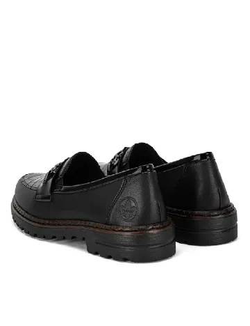 Mocasini Rieker, negru