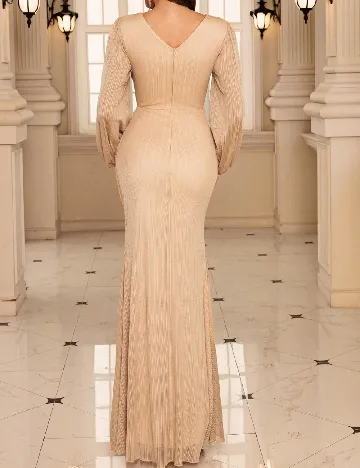 Rochie lunga Everlyl, crem