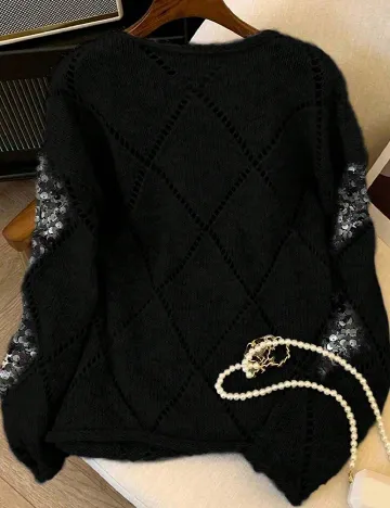 Pulover SHEIN, negru
