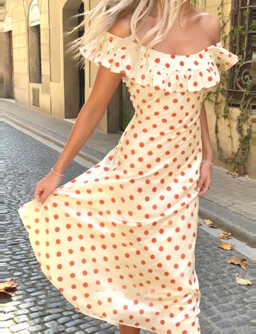 Rochie medie SHEIN, crem