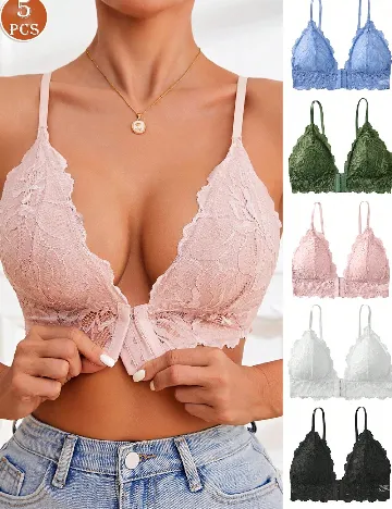 Set sutiene 5 bucati SHEIN, mix culori