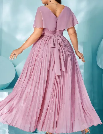 Rochie lunga UNITHORSE Plus Size, lavanda