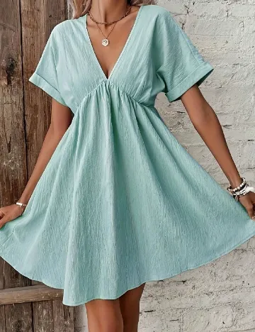 Rochie scurta SHEIN, turcuaz
