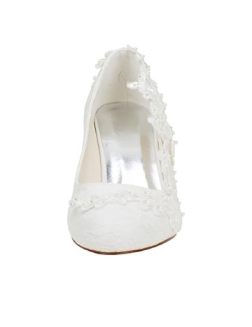 Pantofi Emily Bridal, alb