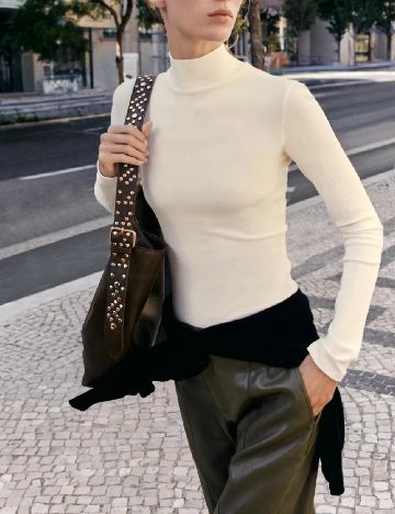 Bluza Zara, ecru