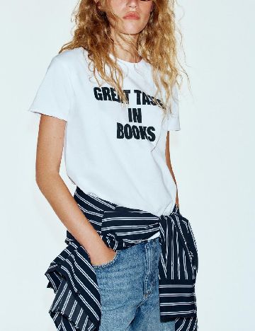 Tricou Zara, alb