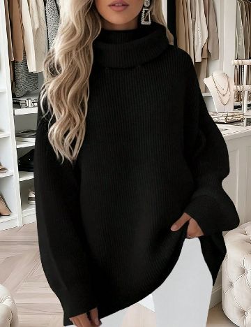 Pulover SHEIN, negru