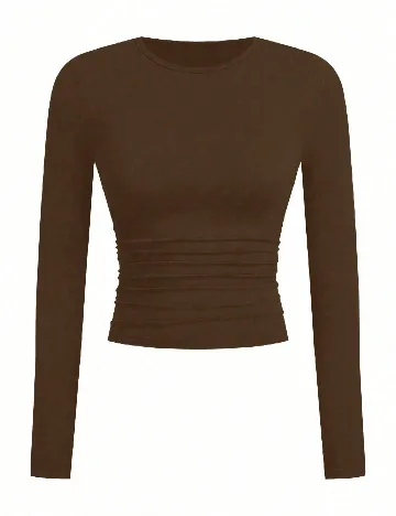 Bluza termica SHEIN, maro