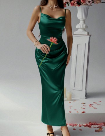 Rochie lunga SHEIN, verde
