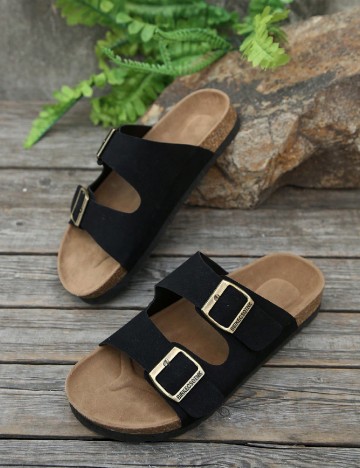 Slapi SHEIN, negru