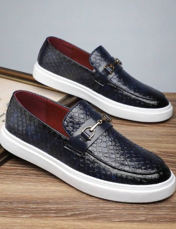 Mocasini SHEIN, bleumarin