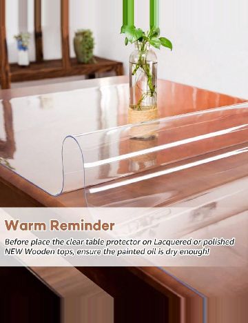 Protectie de masa, 55 x 100 cm SHEIN, transparent