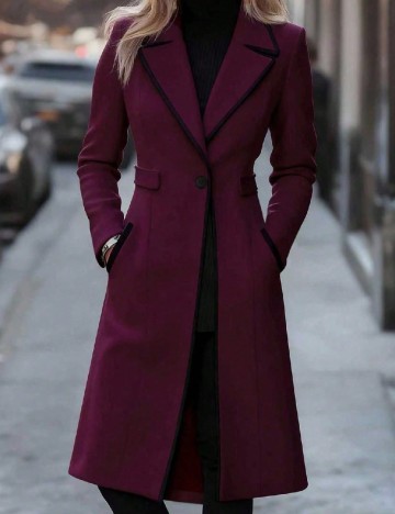 Palton SHEIN, violet