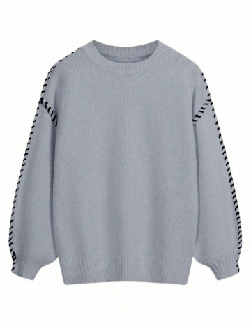Pulover Oversize SHEIN, gri