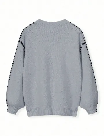 Pulover Oversize SHEIN, gri