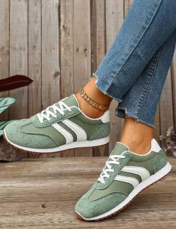 Adidasi SHEIN, verde
