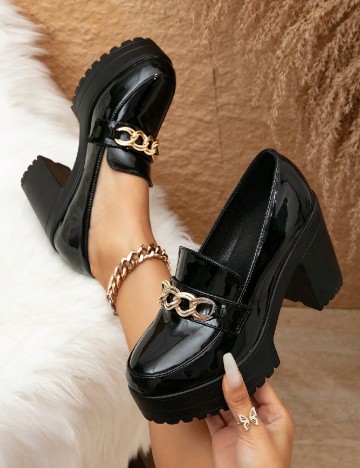 Pantofi SHEIN, negru