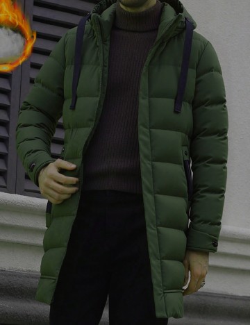 Geaca SHEIN, verde inchis