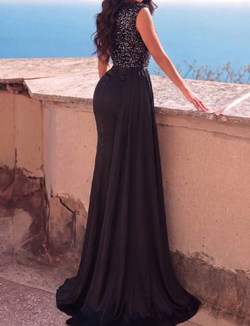 Rochie lunga Faeriesty, negru