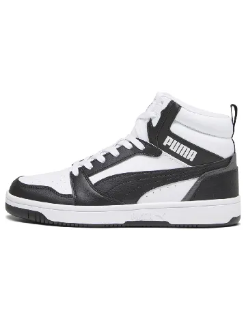 Adidasi Puma, alb/negru