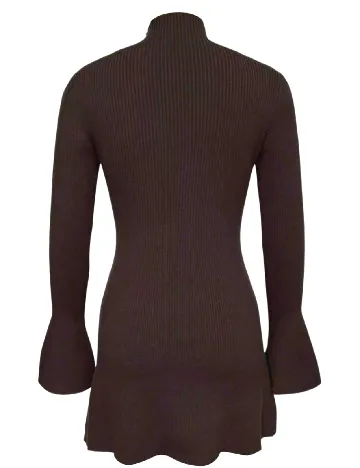 Rochie scurta SHEIN, maro