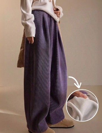 Pantaloni SHEIN, mov