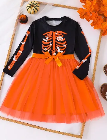 Rochie Shein Kids, portocaliu