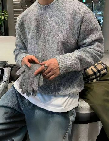 Pulover SHEIN, gri