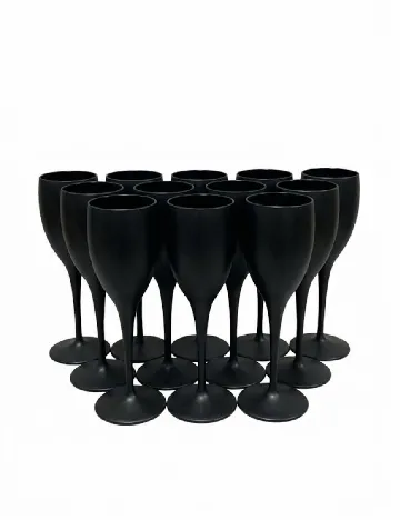 Set pahare 6 bucati SHEIN, negru