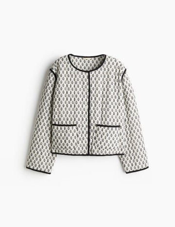 Jacheta H&M, alb/negru