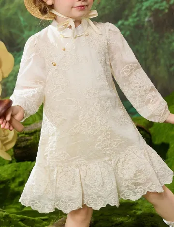 Rochie Shein Kids, crem