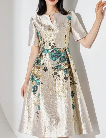 Rochie medie Devchata, mix culori