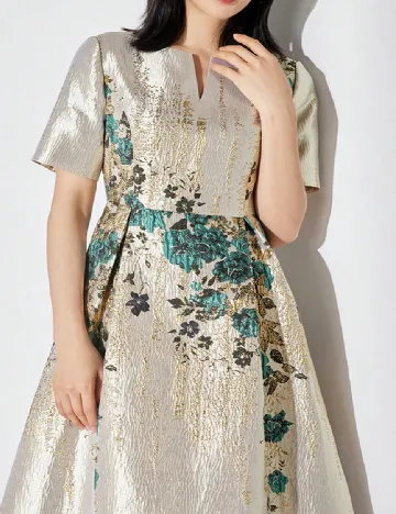 Rochie medie Devchata, mix culori