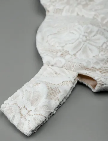 Rochie lunga Ever-Pretty, alb