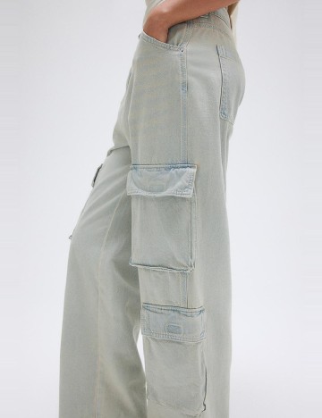 Blugi H&M, albastru