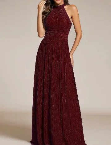 Rochie lunga Ever-Pretty, visiniu