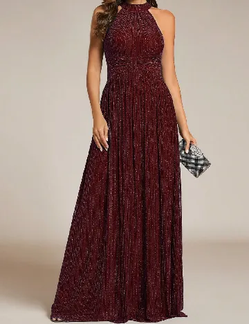 Rochie lunga Ever-Pretty, visiniu