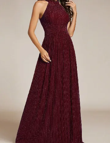 Rochie lunga Ever-Pretty, visiniu